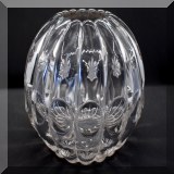 G09. Glass rose bowl. 